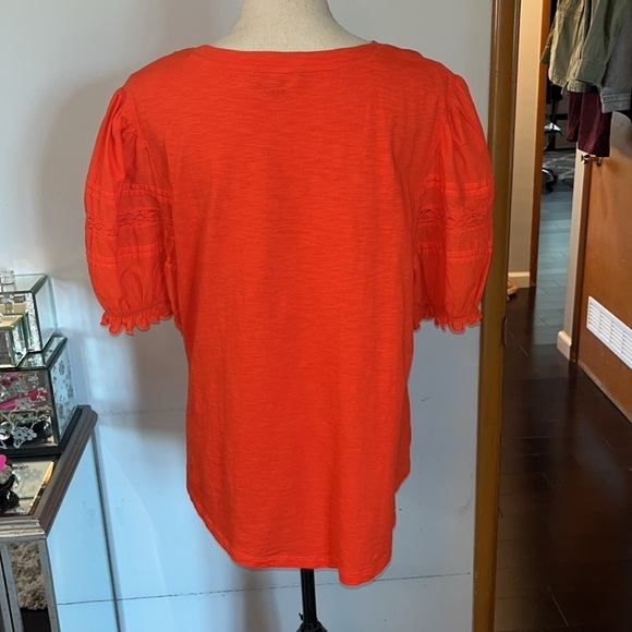 Polo Ralph Lauren Black Label Women's Orange Blouse XL - Picture 4 of 6